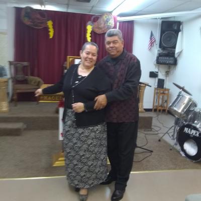 Junto a mi amado Samuel Ramos